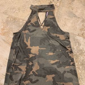 Camo tank top